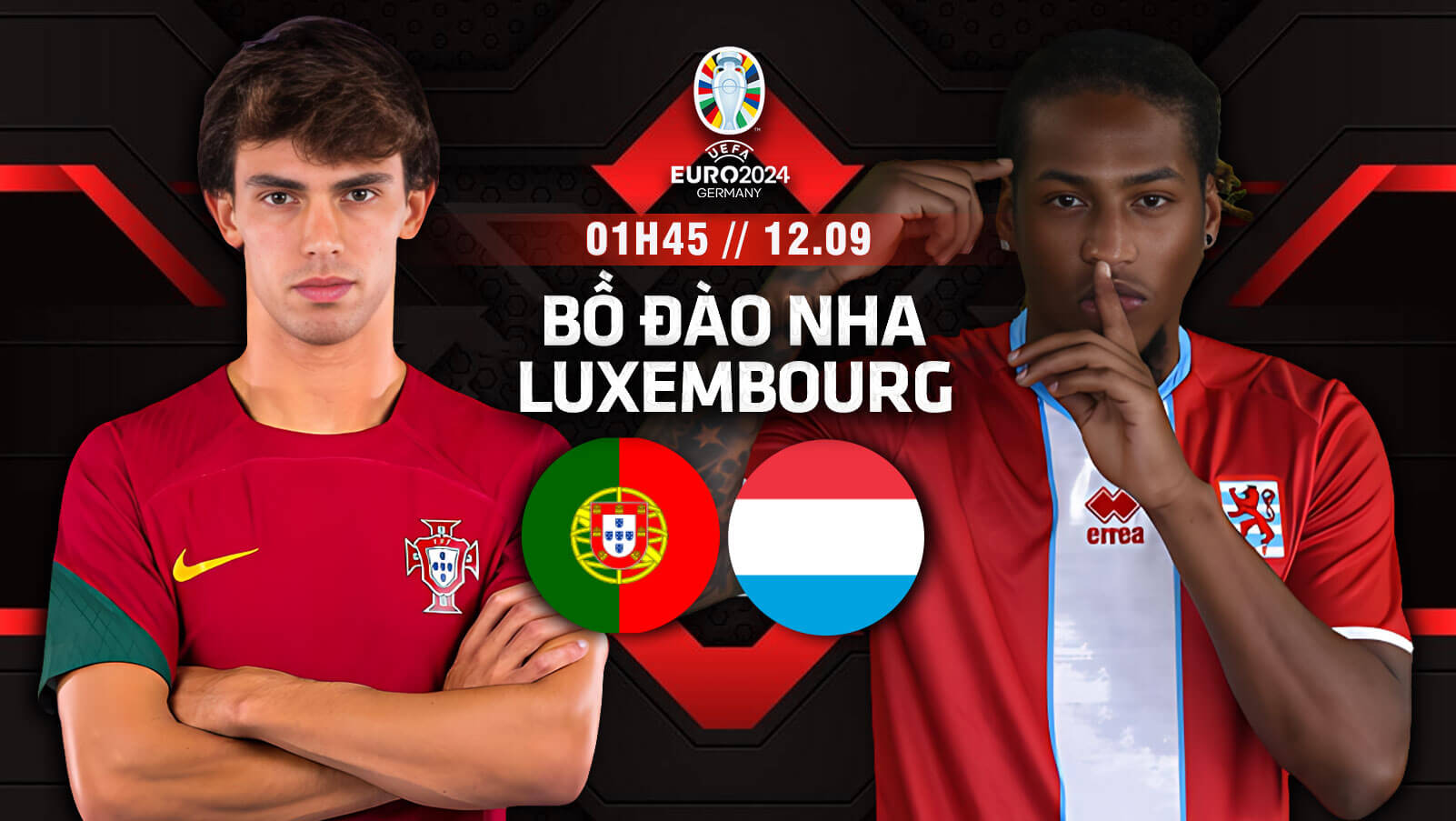 Nhận định bóng đá Bồ Đào Nha vs Luxembourg 1h45 ngày 12/9