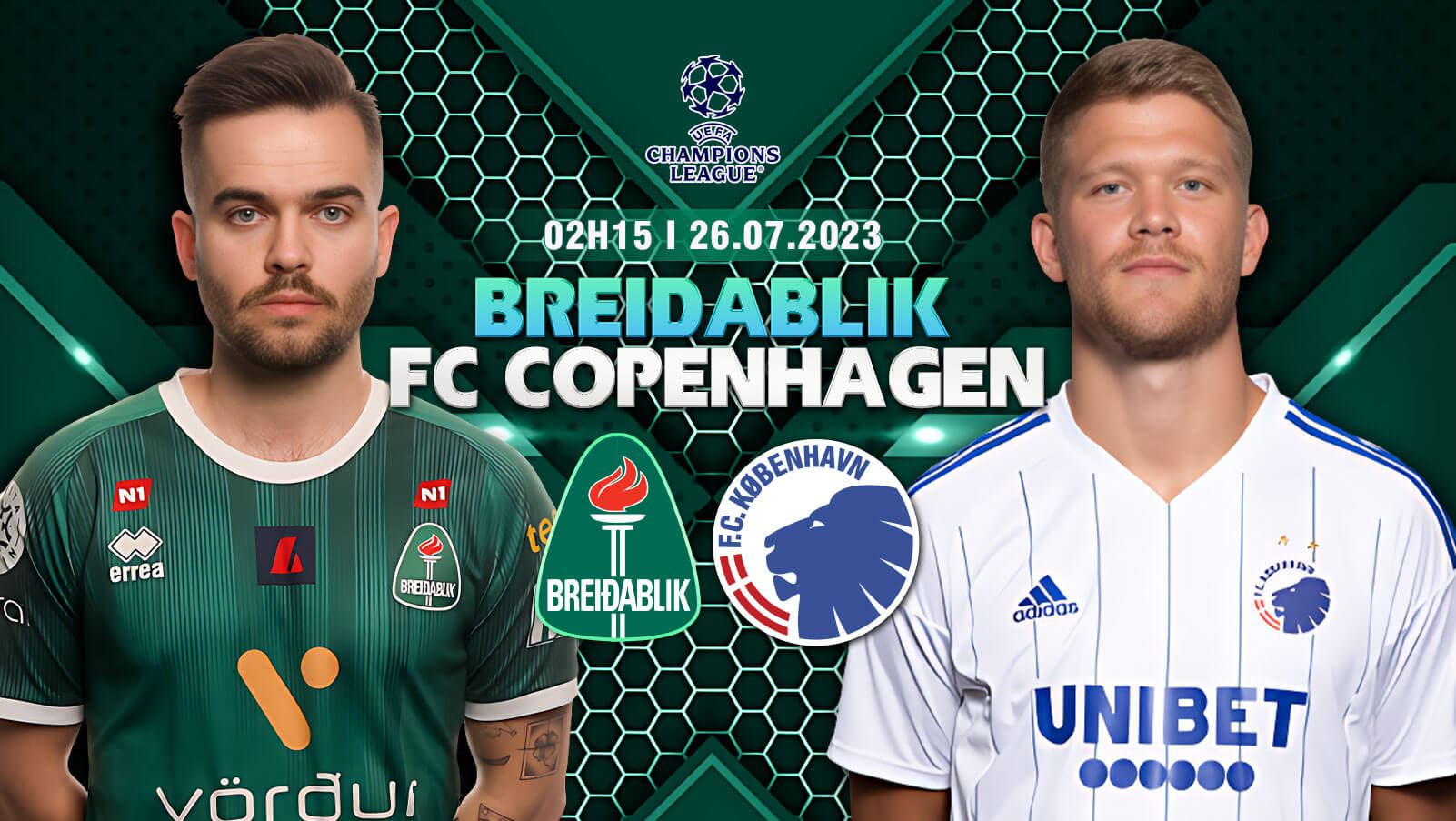 Nhận định bóng đá Breidablik vs Copenhagen 2h15 ngày 26/7 – Sơ loại 2 Cup C1