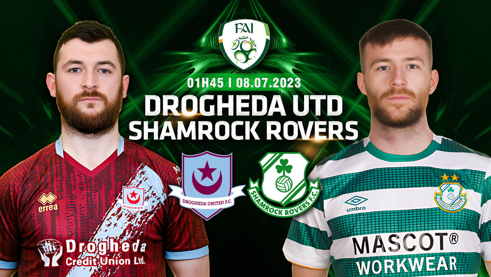 Nhận định bóng đá Drogheda Utd vs Shamrock Rovers 1h45 ngày 8/7 – VĐQG Ireland