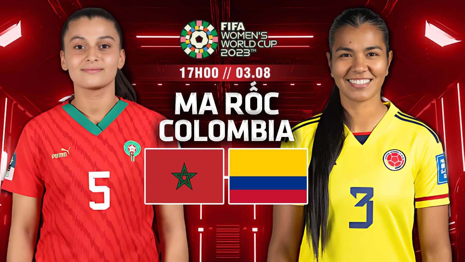 Nhận định bóng đá World Cup nữ – Ma Rốc vs Colombia 17h ngày 3/8
