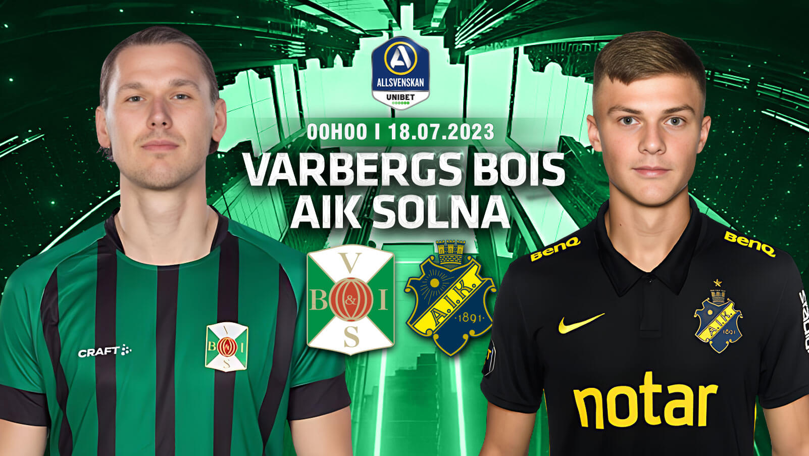 Nhận định bóng đá Varbergs BoIS vs AIK Solna 0h ngày 18/7 – VĐQG Thuỵ Điển