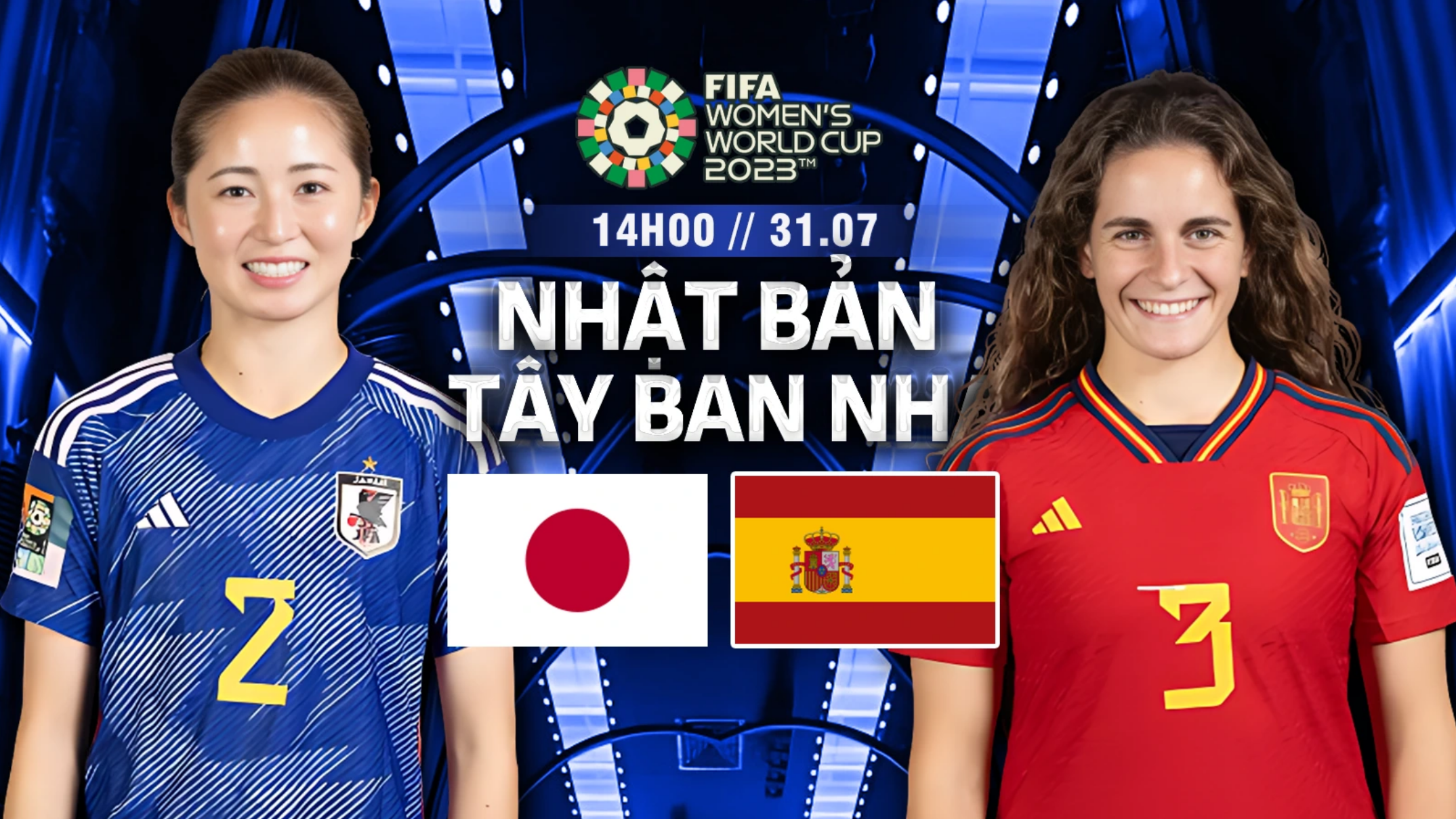 Nhận định bóng đá World Cup nữ – Nhật Bản vs Tây Ban Nha 14h ngày 31/7
