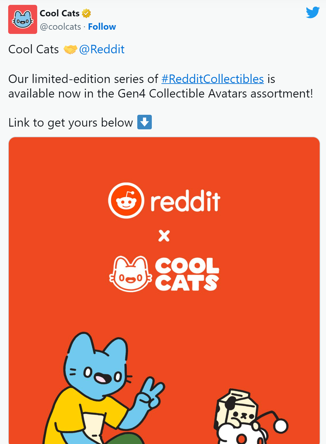 Reddit Drops Gen-4 of Its Collectible Avatars with Cool Cats